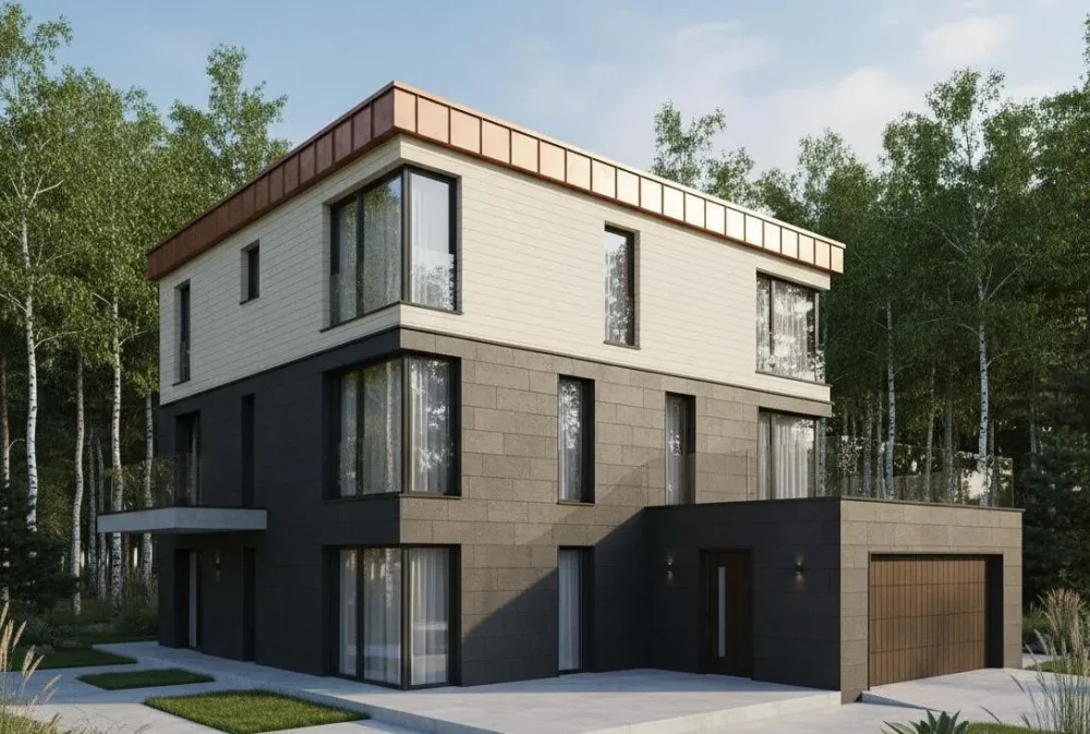 Проект Двухэтажный дом 15 на 12, 120 м2