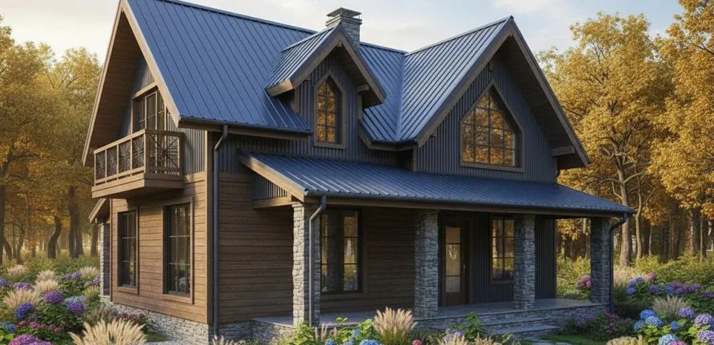 Проект Двухэтажный дом 11 на 16, 136 м2