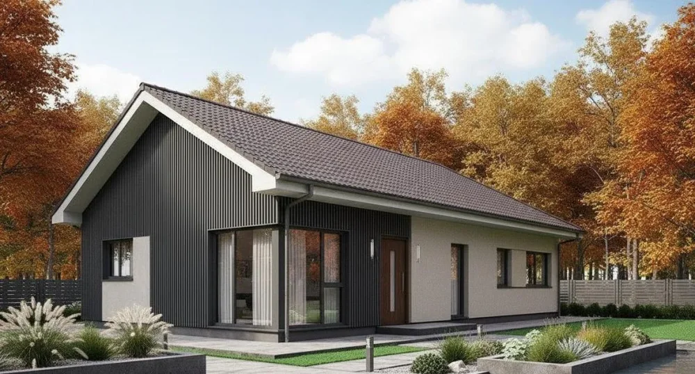 Проект Одноэтажный дом 15 на 19, 178 м2