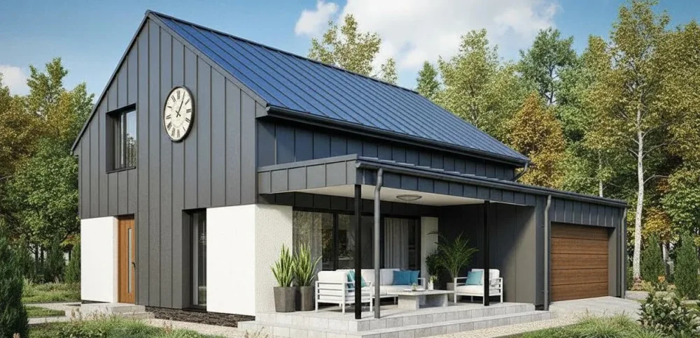 Проект Одноэтажный дом 11 на 17, 181 м2