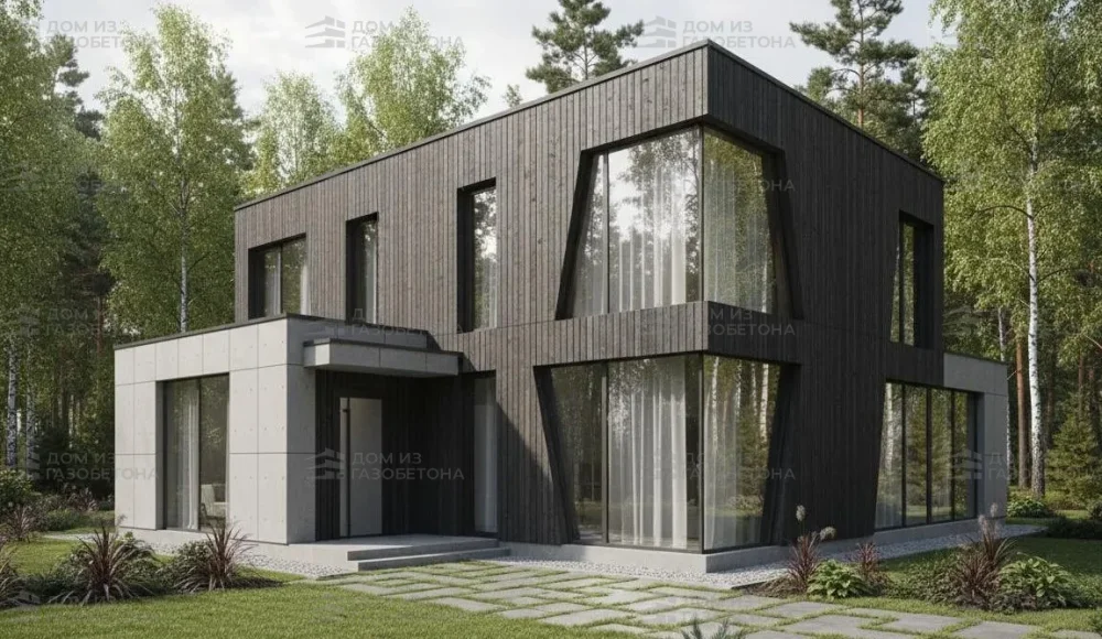 Проект Двухэтажный дом 13 на 10, 152 м2