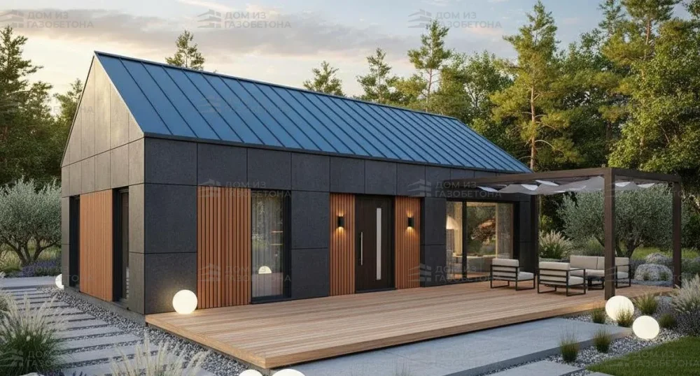 Проект Одноэтажный дом 12 на 10, 108 м2