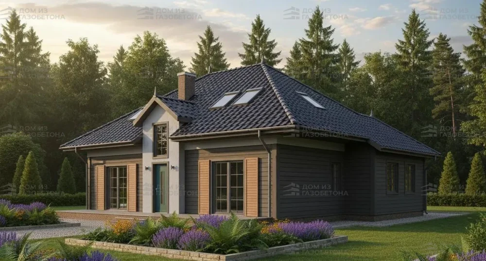 Проект Двухэтажный дом 14 на 15, 209 м2