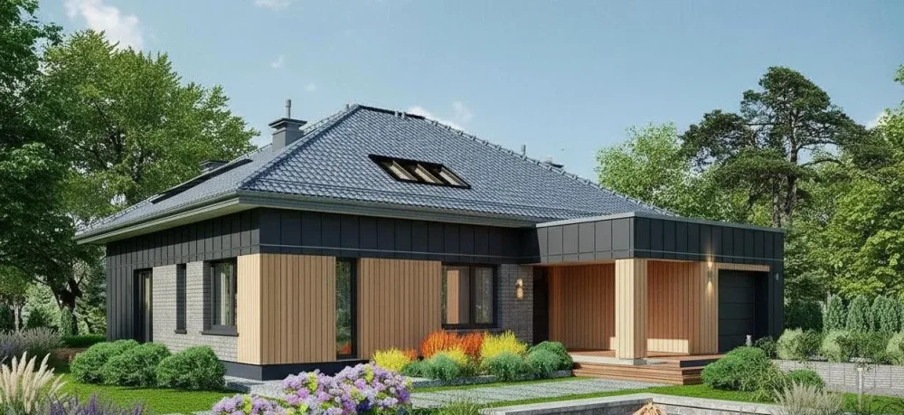 Проект Двухэтажный дом 15 на 17, 202 м2